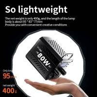 ราคา ส่งในไทยไฟZU80W+ชุด.SoftboxS30 Miniโคมไฟลูกปัดวิดีโอเติมแสงมินิ Bowens แบบพกพาสามารถมือถือไฟสด2500-6500K หรี่แสงได้ (24792225177)