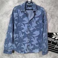 ราคา ผ้ามือสอง เสื้อเชิ้ตยีนส์แขนยาว beno (25721046586)