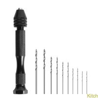ราคา [Kitch]11Pcs Set Manual Core Drill Hand Twist Drill Mini Hand Drill With Bits (17126300714)