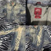 ราคา เสื้อแจ็กเกตยีนส์ Miss Sixty วินเทจ y2k เสื้อวินเทจๆ มีโค้ดลด100฿ (26076307324)