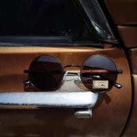 ราคา แว่นวินเทจ แว่นตากันแดด แว่นชินตา รุ่น กลมไทเท (Black) วินเทจเก่าเก็บ​ปี​ 2016 ใช้เลนส์กันแดดคุณภาพดี แว่นยุคเก่า (9876884259)