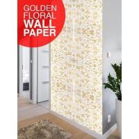 ราคา Wallpaper ติดผนังลายเถาดอกไม้สีทอง (20713187745)