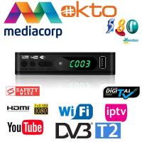 ราคา พร้อมสต็อก--->hd Mediacorp Box Tv Receiver Tuner Dvb T2 FreeView Tv Box Tv Decorder รองรับ Youtube Digital Tv Box (26124768515)
