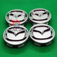 ราคา ฝาล้อแม็ก Mazda 2 SkyActiv ปี 2015-ปัจจุบัน สีเงิน/สีดำ ขนาด 52 MM 4 ฝา (5271560652)