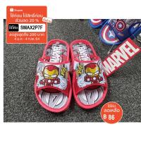 ราคา รองเท้าแตะเด็กแบบสวมยางนิ่ม ( สีแดง ) (5255662738)