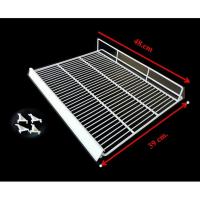 ราคา ชั้นตะแกรงตู้แช่เครื่องดื่ม ขนาด 39x48cm. พร้อมป้ายราคา และขารับ (3219818129)