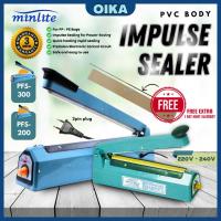 ราคา Minlite IMPULSE Sealer PFS-200 300 มม.บรรจุภัณฑ์ซีลสําหรับอุตสาหกรรมอาหารความร้อนเครื่องซีล Pengedap Beg กดซีล (29076424527)