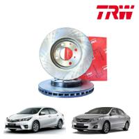ราคา TRW จานดิสเบรก หน้า-หลัง Toyota Altis ปี 2008-2018 โตโยต้า อัลติส จานเบรค ดิสเบรค ราคาต่อใบ (20403489809)