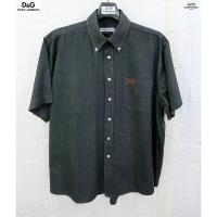 ราคา D&G Dolce & Gabbana แท้ อก51 เสื้อเชิ๊ตแขนสั้นสปอตคลาสสิก (25752001866)