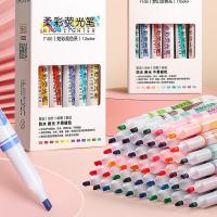 ราคา ปากกามาร์กเกอร์ ไฮไลท์สีน้ํา หัวนิ่ม 12 ชิ้น ต่อชุด (18703828891)