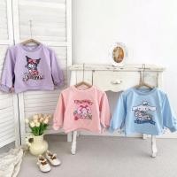 ราคา ใหม่สาวแขนยาว Wing Kuromi Sanrio เลื่อมเสื้อกันหนาวเด็กนุ่ม (29919583879)