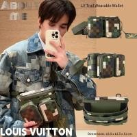 ราคา 2024 หลุยส์วิตตอง Louis Vuitton LV Trail Wearable Walleกระเป๋าครอสบอดี้ลายพราง M83169 (25241782595)