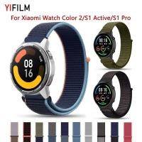 ราคา สายนาฬิกาข้อมือไนล่อน 22 มม. สําหรับ Xiaomi Watch S1 Active Pro SmartWatch Bands For Xiaomi Mi Watch Sports Color Wristband Correa (22580119392)