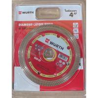 ราคา ใบตัดเพชร 4" Wurth ใบตัดปูน กระเบื้อง แกรนิตโต้ ขนาด 4" (105 cm) ขน่าด 105x20x16mm แข็งแรง​ ทนทาน (20385648499)