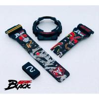 ราคา กรอบสาย G-SHOCK kamen rider black ทำจากกรอบสายดำด้านแท้ใส่ได้กับรุ่น GA-100 ,GA-110 ,GA-120 ,GAX-100 ,GD-100 ,GD-120 (12706902641)