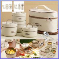 ราคา กล่องข้าว พร้อมชุดอาหาร เข้าไมโครเวฟได้ Lunch box ข้าวกล่อง2/3/4 ชั้น ปิ่นโตใส่อาหาร กล่องข้าวพร้อมกระเป๋า กล่องข้าวเก็บ (21281351693)