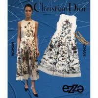 ราคา CHRISTIAN DIOR RESORT COLLECTION FLORAL PRINT DRESS SS21 เดรส Dior (4379053750)