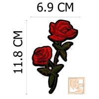 ราคา ตัวติดเสื้อ ตัวรีดเสื้อ อาร์ม Armpatch งานปักผ้า ลาย กุหลาบ Rose (6085592497)