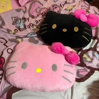 ราคา หมอนคิตตี้ของเล่นตุ๊กตาหนังสีชมพูหนังสีดําสาวเบาะข้างเตียงตุ๊กตามูลค่าสูงสุดน่ารัก (29221939080)