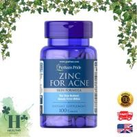 ราคา พร้อมส่ง Puritan's pride Zinc For Acne Skin formula 100 tablets ลดสิว ปลูกผม ซิงค์ผสมวิตามิน A C E (28813958852)