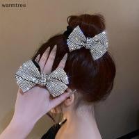 ราคา (warmtree) Rhinestones โบว์ติดผม Scrunchies ผูกเชือกยางรัดยืดหยุ่นผู้ถือผมหางม้าสาวอุปกรณ์เสริมผมใหม่ (25336877364)