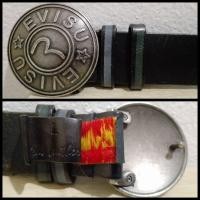 ราคา Used Evisu Leather Belts เข็มขัดหนังแท้ มือสอง Evisu (28227323519)