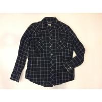 ราคา เสื้อลายสก๊อตมือสอง Wrangler ไซส์ L กระดุมมุก (509643901)