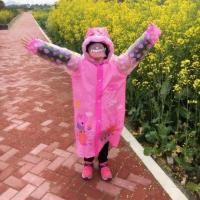 ราคา เสื้อกันฝนเด็กเป้ปป้าพิก ชุดกันฝนเด็ก Peppa Pig Raincoat (258490329)