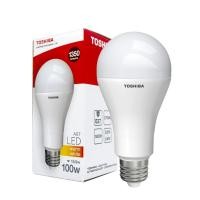 ราคา (แพ็คคู่) TOSHIBA หลอดกลมLED หลอดไฟ LED Bulb A67 15 วัตต์ ลูเมน 1350 สีเหลือง รับประกันสินค้า 1 ปี ขั้ว E27 (9426835399)