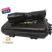 ราคา ไฟฉายแรงสูง ส่องได้ไกล สว่างจ้ามาก ไฟฉาย RAYPAL XML-T6 No.APL-108 1800W หลอด LED ปรับแสง 5 ระดับ (4419645492)