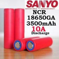 ราคา ถ่านชาร์จ 18650 Sanyo18650GA 3.7V 3500mAh 10A (6105527609)