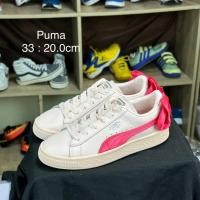 ราคา พูม่า(Puma)รองเท้าผ้าใบเด็กแบรนด์มือ2เบอร์33ยาว20.0 พื้นสีขาว ติดโบว์ (23770602995)