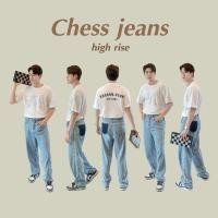 ราคา New collection !! กางเกงยีนส์เอวสูง Rococo Chess jeans (ถ่ายจากสินค้าจริง) (16395432717)