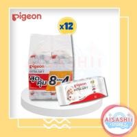 ราคา Pigeon พีเจ้น ทิชชู่เปียก (12 ห่อ)เบบี้ไวพส์ สูตร คาโมมายล์ เนื้อผ้าหนานุ่ม 60 แผ่น ไม่มีแอลกอฮอล์ Baby wipes EXTRA SOFT (25574312577)