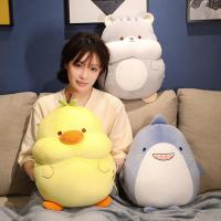 ราคา Xiaoxiao. ผ้าห่มหมอนปลาฉลามนุ่มผ้าห่มหมอนตุ๊กตาลายสัตว์ผ้าห่มหมอนตุ๊กตา40ซม. (28472067056)