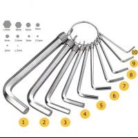 ราคา TT HOME ชุดประแจหกเหลี่ยม ประแจหกเหลี่ยม กุญแจหกเหลี่ยม10 ตัว กุญแจ6เหลี่ยม ปะแจหกเหลี่ยม หกเหลี่ยม ชุดหกเหลี่ยม ประแจแ (27653296078)