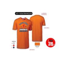 ราคา เสื้อยืด ลิขสิทธิ์แท้ Liverpool ลิเวอร์พูล T-shirts สำหรับ เด็ก และ ผู้หญิง รุ่น LFC-024 สีส้ม (2857653906)