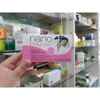 ราคา (เก็บปลายทาง) Nano Preg Test Mid Stream (strip) ชุดตรวจครรภ์ (3กล่อง100บาท) (7936845159)