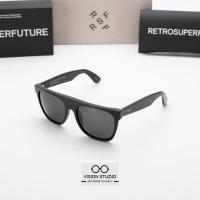 ราคา แว่นกันแดด SUPER SP FZQ SP Flat Top Black (25067100209)