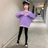 ราคา เสื้อผ้าเด็กโต เสื้อแขนยาวสีม่วงข้างหลังสะท้อนแสง+กางเกงเลคกิ้งแถบสะท้อนแสง จะหนาวแล้วใส่กันหนาวได้จ้า (4956932609)