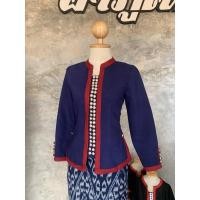 ราคา เสื้อภูไทสกลนครหญิงผ้าฝ้ายย้อมคราม (16990584278)