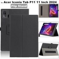 ราคา for Acer Iconia Tab P11 11 Inch 2024 Cover Flip Magentic Foldable Leather Stand Full Body Protective Case With Hand Holder (28920111748)