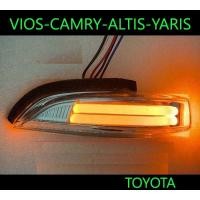 ราคา ไฟเลี้ยวกระจกมองข้าง Camry , Altis , Vios ,Yaris มีไฟหรี่-เเลี้ยว-ไฟส่องพื้น ซ้าย+ขวา พร้อมส่งวันนี้ (25384029746)