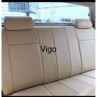 ราคา หุ้มเบาะวีโก้สีครีมเฉพาะเบาะหลังตรงรุ่นสีครีม (24850522407)