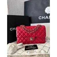 ราคา Like New Chanel 9” Holo28 หนังคาเวียร์แดงอะไหล่ Light Gold สวยหายาก (20194606347)