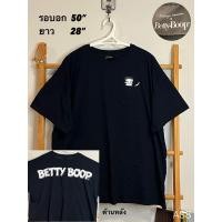 ราคา เสื้อยืด มือสอง Betty Boop สีดำ ป้าย 4L (26026674415)