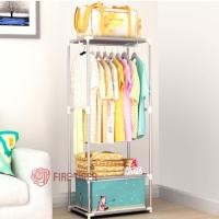 ราคา ตู้ผ้า ตู้เก็บพลาสติกตู้เสื้อผ้าเล็ก ถอดและต่อได้ ตู้อเนกประสงค์ ชั้นเก็บของ ชั้นอเนกประสงค์ ft99 (14525181054)