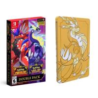ราคา ***สินค้าพร้อมส่ง***Nintendo Switch : Pokemon Scarlet+Steelbook / Pokemon Violet+Steelbook / Double Pack Zone Asia/Eng (18763130658)