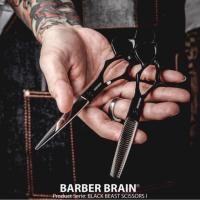 ราคา ส่งด่วน กรรไกรตัดผม ของแท้‼️ BarberBrain | สแตนเลส คุณภาพ‼️ กรรไกร ตัดผม กรรไกรฟันปลา บาร์เบอร์ ปัตตาเล (4132371397)
