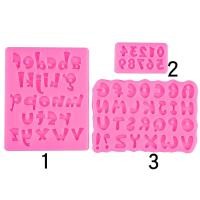 ราคา ภาษาอังกฤษตัวอักษรและตัวเลขแม่พิมพ์ซิลิโคนฟองดอง ทําเอง เค้กตกแต่งบิสกิตช็อคโกแลตแม่พิมพ์อีพ็อกซี่ (29465916812)